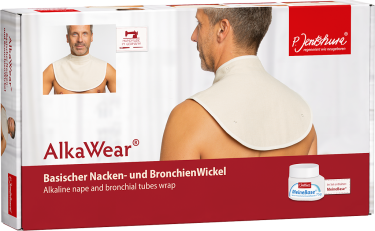 Compresse alcaline pour la nuque et les bronches
