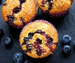 MorgenStund' Blueberry Muffins
