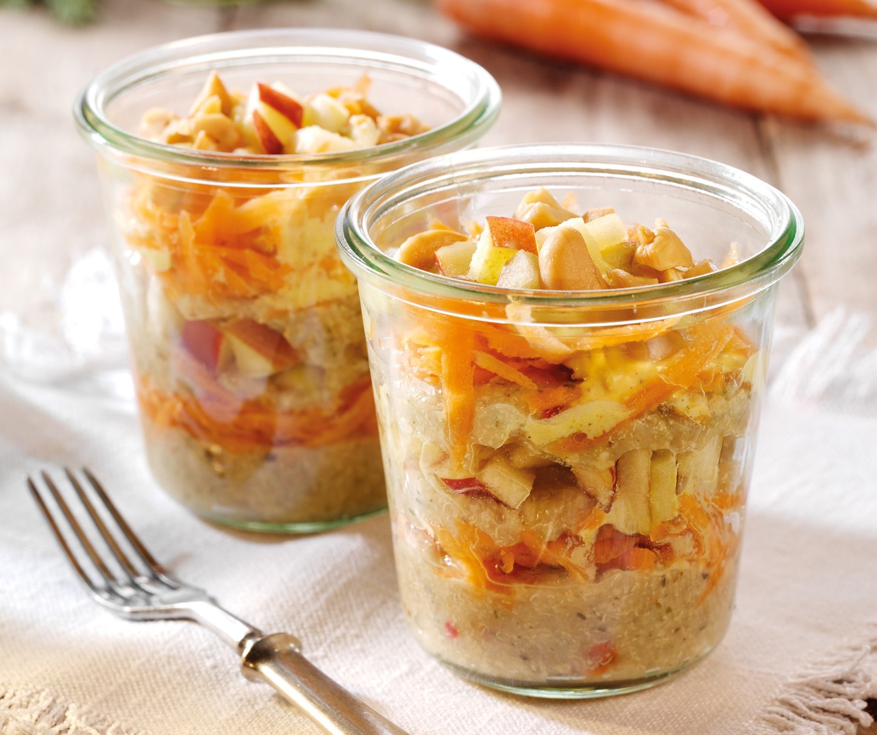 TischleinDeckDich wortelsalade met curry-gemberdressing