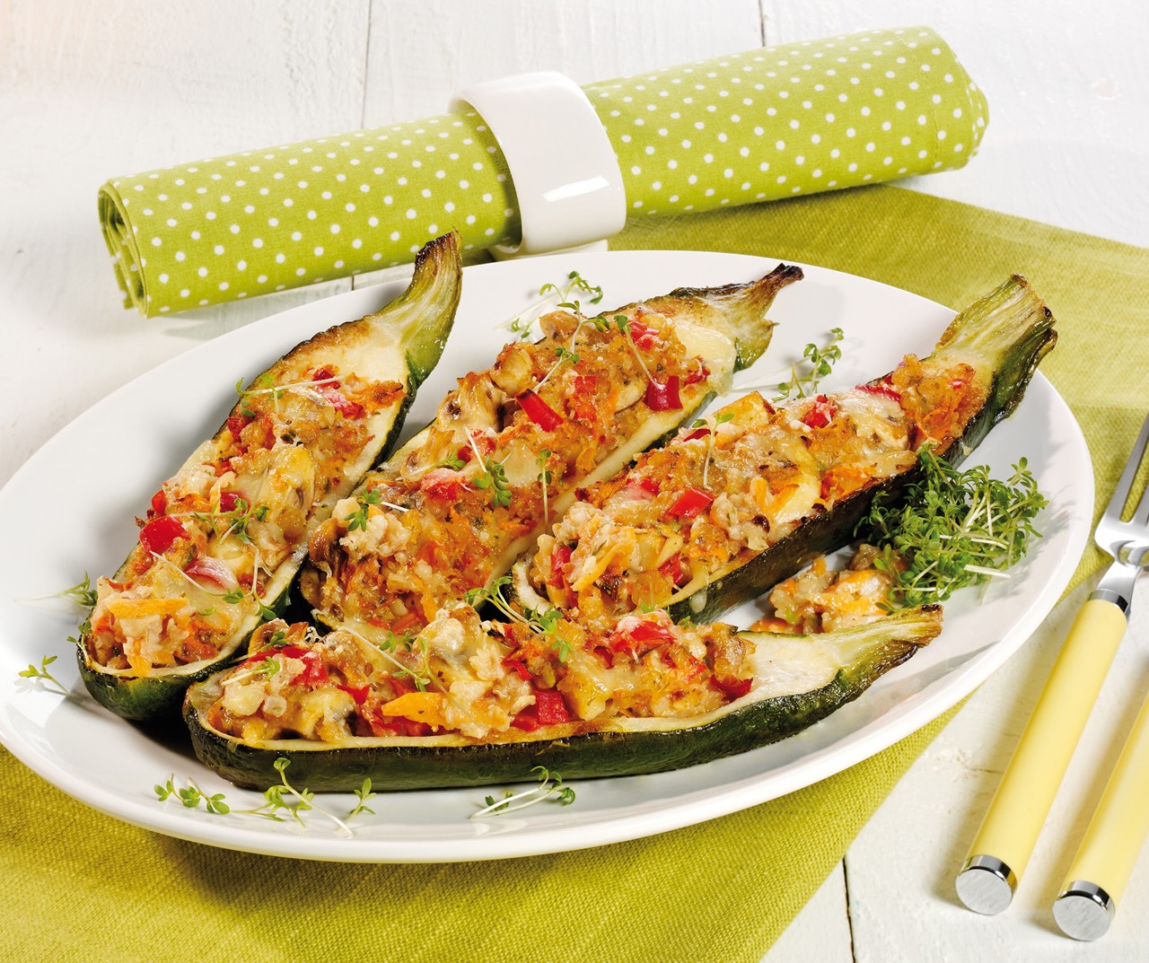Courgettes farcies