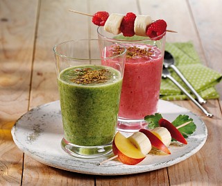 Smoothie de fruits variés