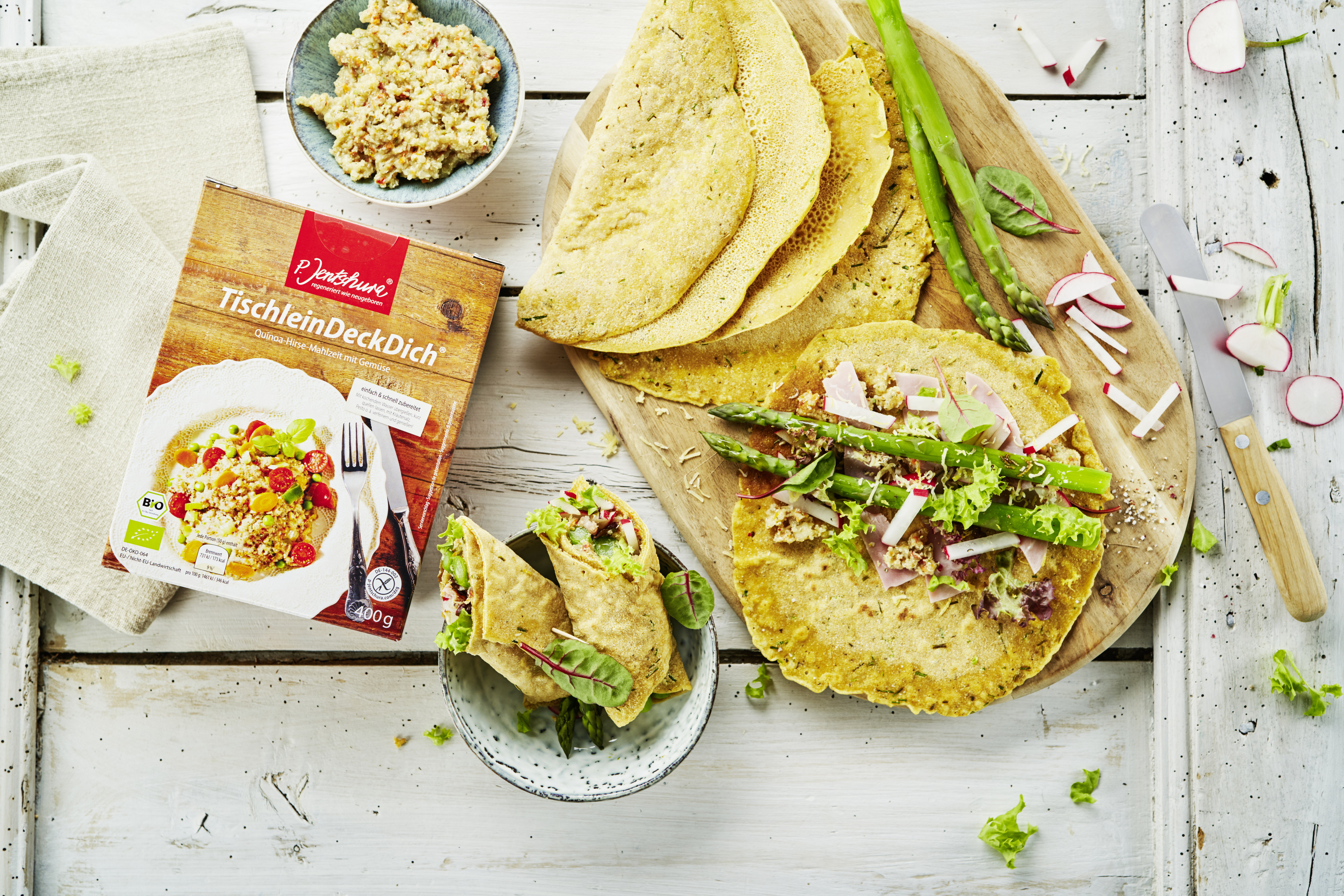 Kikkererwten wraps