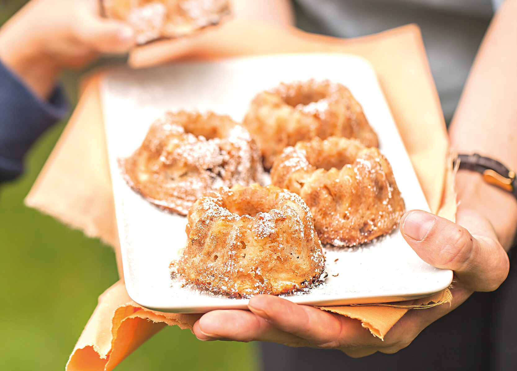 Petits gâteaux AlcaMatin/MorgenStund’ à la cannelle et aux pommes