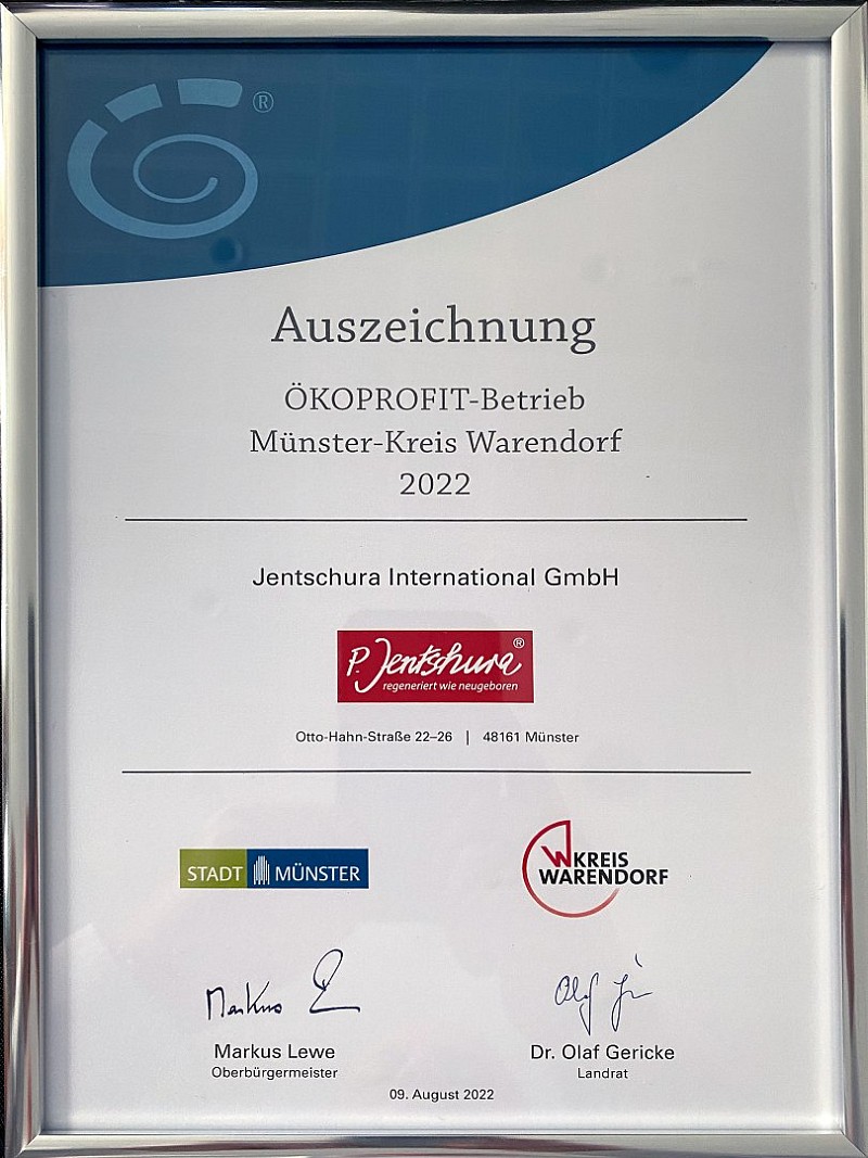 Award-winning sustainability - P. Jentschura – natural products for your  acid-alkaline balance